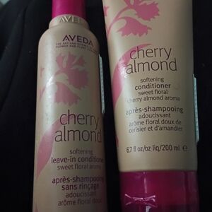 AVEDA Cherry Almond Conditioner & Leave-In — Beige with Pink Accents